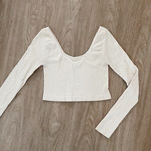 FP Ribbed Long Sleeve Top